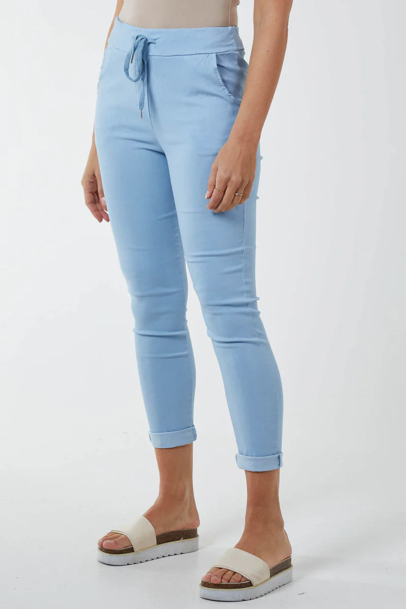 BABY BLUE MAGIC PANTS