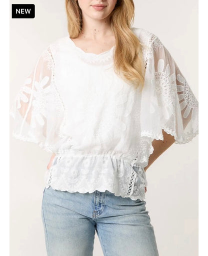 BEAUTIFUL BUTTERFLY TOP