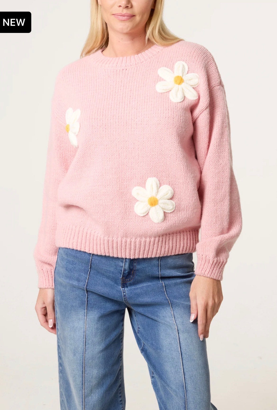 PINK DAISY JUMPER