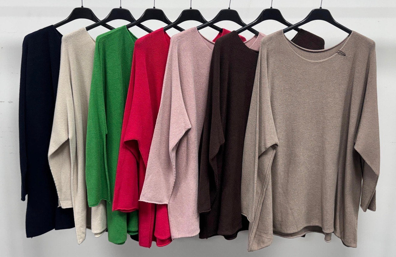 ROUND NECK JUMPERS, COLOURS IN STOCK ARE PLACED IN THE TWO IMAGES THEY COME AND GO VERY QUICKLY