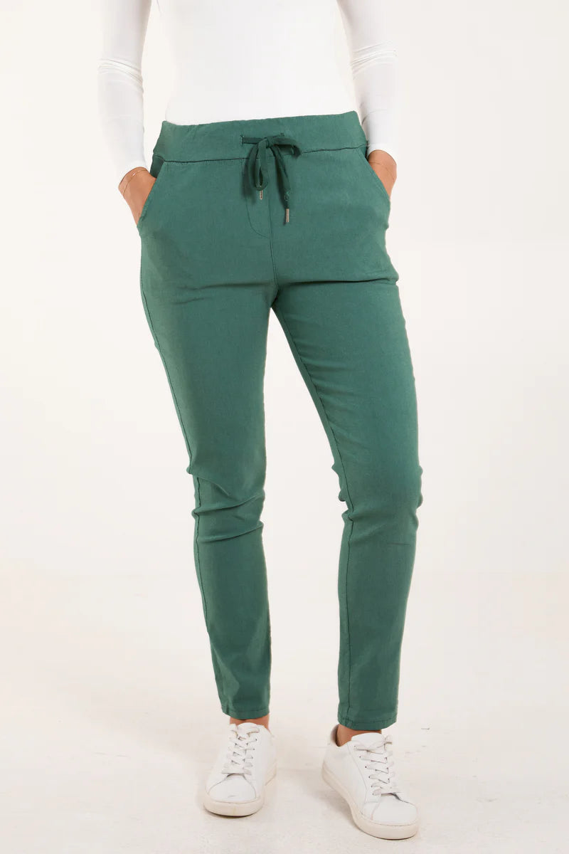 FOREST GREEN Magic Pants